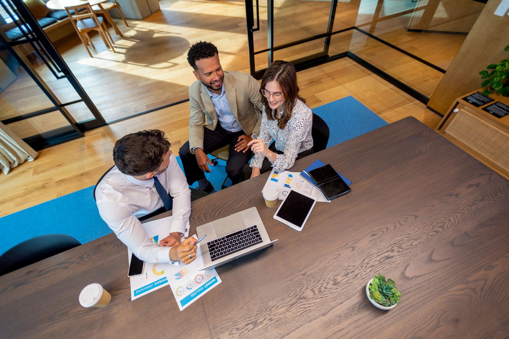 mortgage lending team professional office