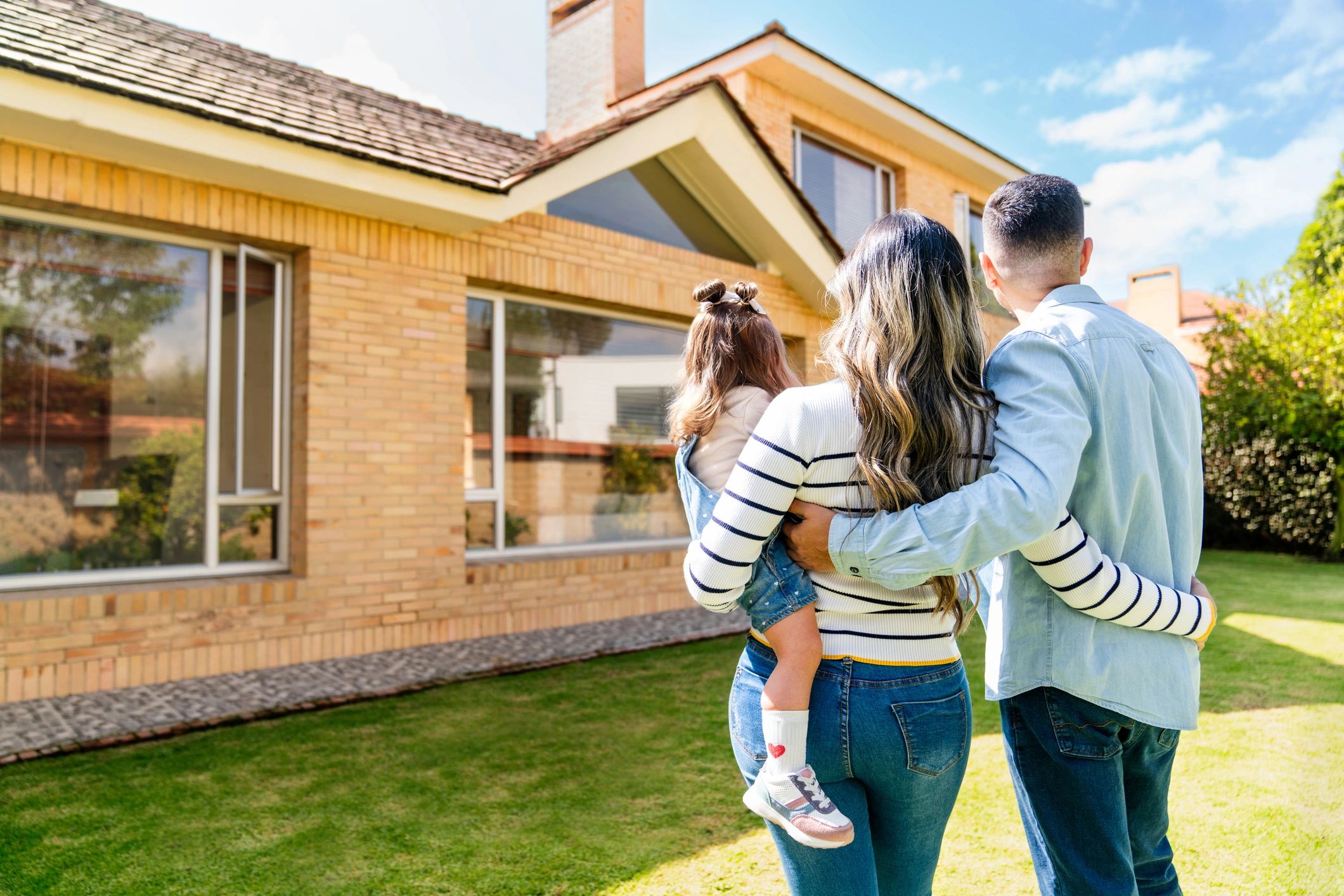 happy family new house